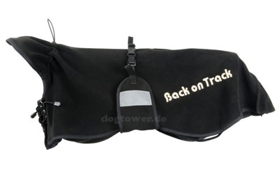 Back on Track Fleece Hundemantel Supreme, schwarz Back on Track Fleece Hundemantel Supreme, schwarz