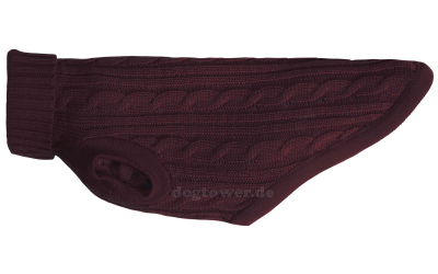 IQO Zopf-Hundepullover P20 brombeere IQO Zopf-Hundepullover P20 brombeere