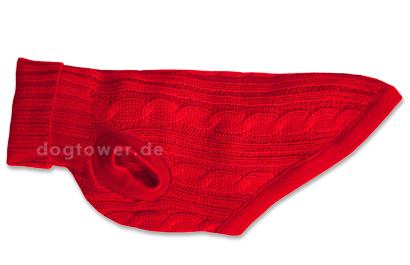 IQO Zopf-Hundepullover P20, feuerrot IQO Zopf-Hundepullover P20, feuerrot