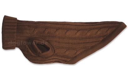 IQO Zopf-Hundepullover P20, kastanie IQO Zopf-Hundepullover P20, kastanie