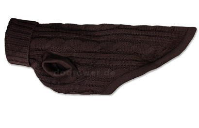 IQO Zopf-Hundepullover P20 mahagoni IQO Zopf-Hundepullover P20 mahagoni