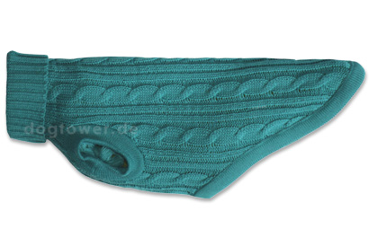 IQO Zopf-Hundepullover P20 petrol IQO Zopf-Hundepullover P20 petrol
