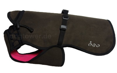Softshell Hundemantel IQO VXf, braun/pink Softshell Hundemantel IQO VXf, braun/pink