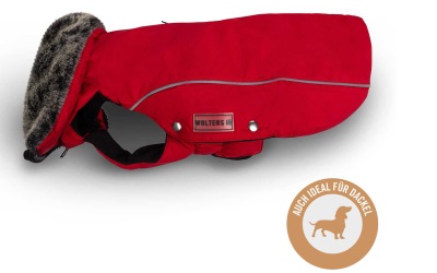Wolters Winterjacke Amundsen für Dackel rot Wolters Winterjacke Amundsen für Dackel rot