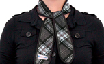 Aqua Cool Keeper Cooling Necktie, scottish grey