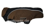 Wolters Hundejacke Easy-Rain, schwarz-kastanie