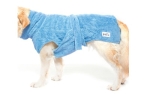 Hundebademantel von Lills, ocean blue